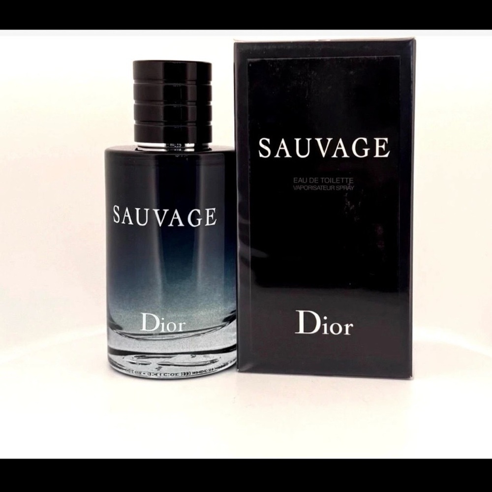 Dior Sauvage Fragrance in Black and Blue